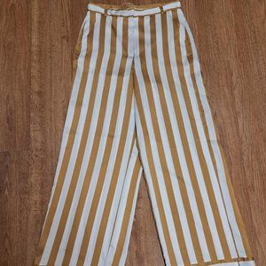 i Blues Goldenrod Striped Wide Leg Pants - Size 6 NWOT